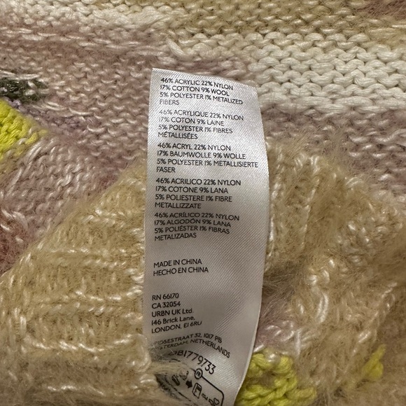 NWT💕 Anthropologie Pilcro Boat-Neck Cropped Sweater - Small Petite - Picture 6 of 6